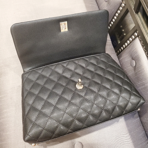 Chanel Coco Flap with Top Handle - Picture 11 of 16